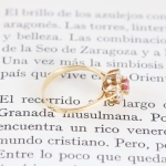 Roseta diamantes y rubí