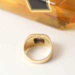 Sortija sello diamante