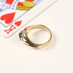 Solitario diamante negro