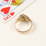 Solitario diamante negro