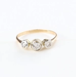 Tresillo vintage con diamantes