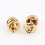 Pendientes chatón con diamantes
