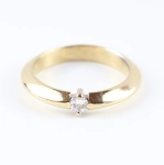 Solitario con brillante