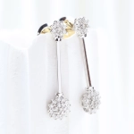 Pendientes con brillantes
