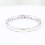 Anillo diamantes y rubies