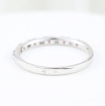 Anillo diamantes y rubies