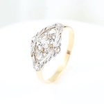 Sortija vintage diamantes