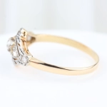Sortija vintage diamantes