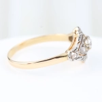 Sortija vintage diamantes