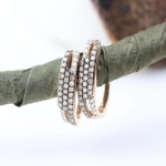 Pendientes con diamantes