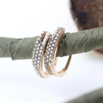 Pendientes con diamantes