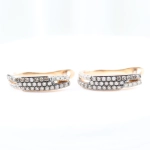 Pendientes con diamantes