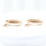 Pendientes con diamantes