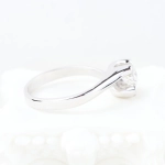 Anillo 4 garras con brillante