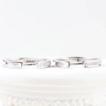 Pendientes aro con brillantes