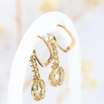 Pendientes vintage con diamantes