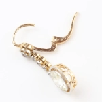 Pendientes vintage con diamantes