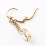Pendientes vintage con diamantes