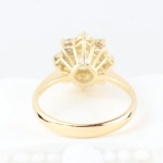 Roseta vintage con diamantes