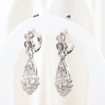 Pendientes vintage con diamantes
