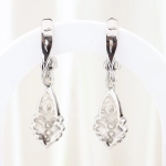 Pendientes vintage con diamantes