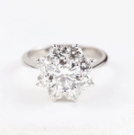 Roseta vintage con diamantes
