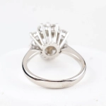Roseta vintage con diamantes