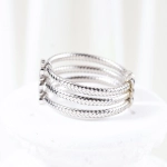 Anillo TOUS oro blanco y brillantes