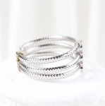 Anillo TOUS oro blanco y brillantes