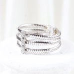 Anillo TOUS oro blanco y brillantes