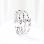 Anillo TOUS oro blanco y brillantes