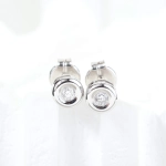 Pendientes con diamante