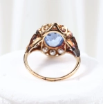 Roseta vintage con diamantes