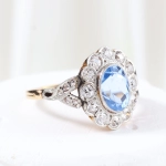 Roseta vintage con diamantes