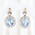 Pendientes vintage con diamantes