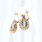 Pendientes vintage con diamantes
