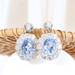 Pendientes vintage con diamantes