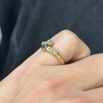 Anillo vintage con diamantes