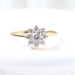 Roseta con diamantes 