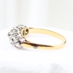 Anillo vintage con diamantes 