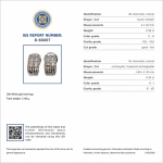 Pendientes de diamantes 1,17 ct en oro blanco 18K