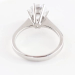 Anillo solitario de diamante 1,84 ct en oro blanco 18K