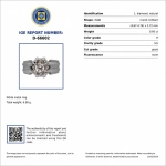 Anillo de caballero oro blanco 18K con diamante natural 0,60 ct