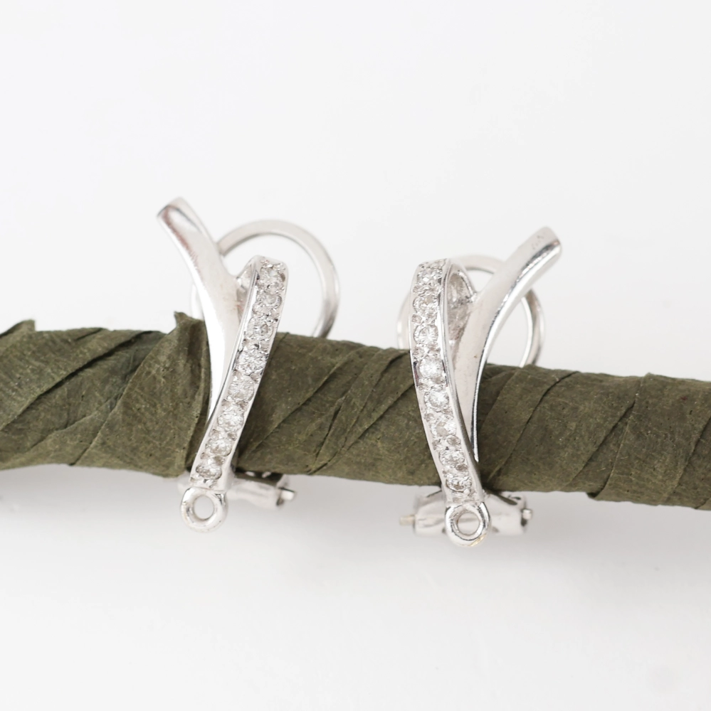 Pendientes con brillantes
