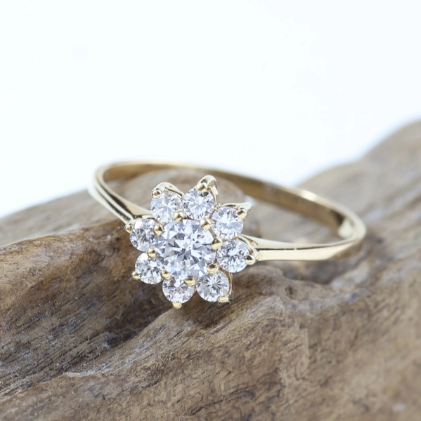 Roseta con diamantes 