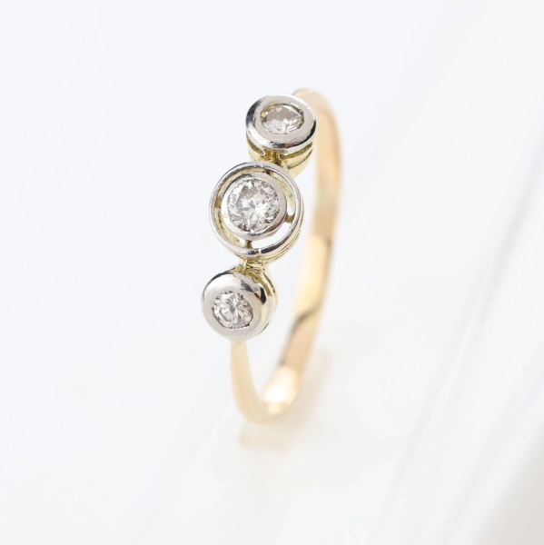Tresillo vintage con diamantes 